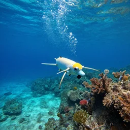 ! dream tropical underwater drone