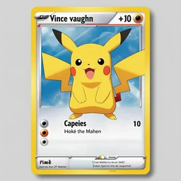 vince vaughn as a pokemon card
