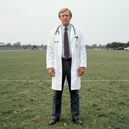 bill parcells as doctor who, 1 9 7 0 s, wide shot
