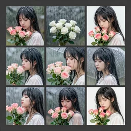 ill bring u flowers in the pouring rain, shojo, collage, ps 2, nintendo ds, dreamcast, mixed media, system shock 2, deus ex, doom, tadanori yokoo
