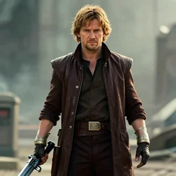 anakin skywalker as raiden in metal gear rising, movie still, epic
