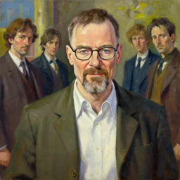 classical oil painting of anime key visual environment concept art of walter white as sus amogus, trending on artstation, brush strokes, oil, canvas, style of kawacy makoto shinkai jamie wyeth james gilleard edward hopper greg rutkowski, preserved historical