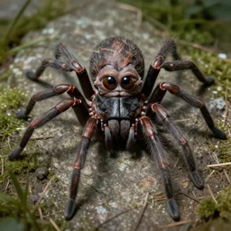 gollum - faced spider