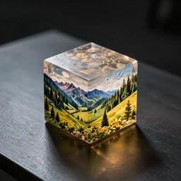 cube!! on table