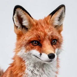 portrait photo headshot still of a fursuit, 8 k, 8 5 mm f 1. 8, fursuit, fox