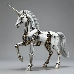 mechanical unicorn by by jean baptiste monge and wlop