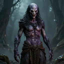 “ a skinwalker that looks like vecna from d & d, horror, scifi fantasy, epic, highly detailed, hq, trending on artstation ”