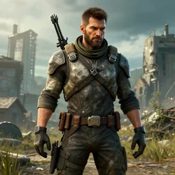 fallout 4 character but rendered in n 6 4 graphics.