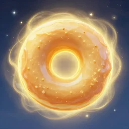 The mighty donut, yellow aura, celestial, divine