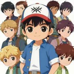 an anime portrait of boboiboy as a beautiful man wearing a casual clothes and a baseball cap from skyrim, by stanley artgerm lau, wlop, rossdraws, james jean, andrei riabovitchev, marc simonetti, and sakimichan, trending on artstation