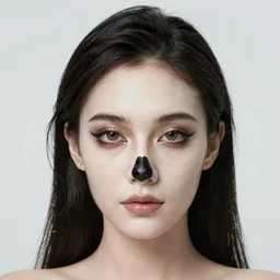 attractive portrait skull girl by petros afshar, hyper real, leng jun and singer sargent