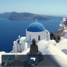 Screenshot from Watchdogs in Santorini