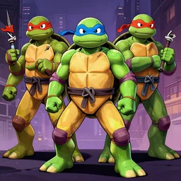 teenage mutant ninja turtles by craig mullins