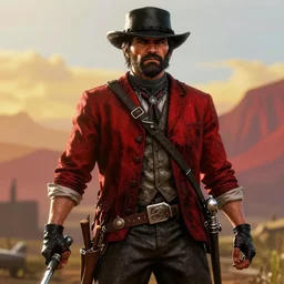 a portrait of one punch man in the red dead redemption 2 character art style, shot from red dead redemption 2, digital art, trending on artstation, behance, ray tracing x, wet reflections, unreal engine 5, intricate details, fantasy, hyper realism, humongous view, smooth, cinematic