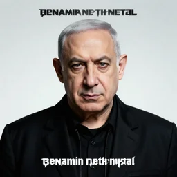 benjamin nethnyahu death metal album cover