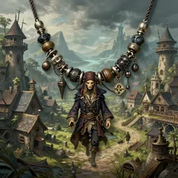 Steampunk City places i wish were real pirate fashion nekclace clothing gothic fantasy artwork concept art landscape pretty plac village. Extremely Detailed.