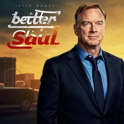 better call saul poster starring jeff bezos, tv show poster