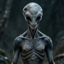 alien benedict cumberbatch as a grey alien