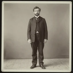 he - man, portrait, full body, symmetrical features, silver iodide, 1 8 8 0 photograph, sepia tone, aged paper, master prime lenses, cinematic