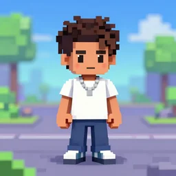 juice wrld in a pixel game 4 k quality super realistic