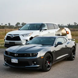 a toyota highlander mixed with a camaro