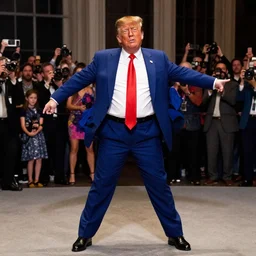 donald trump twerking time loop