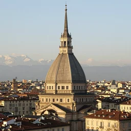photo of mole antonelliana in the city of turin in italy, natural lighting, golden hour, 2 0 0 mm lens, professional photo