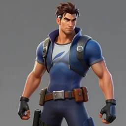 lt. john liama from fortnite game, hyper detailed masterpiece, digital art painting, hyper realism aesthetic