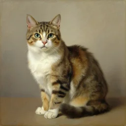 a cat painting by Gaston Bussiere, Craig Mullins