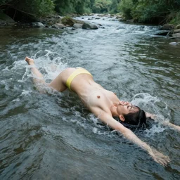 a river turning into a woman's body