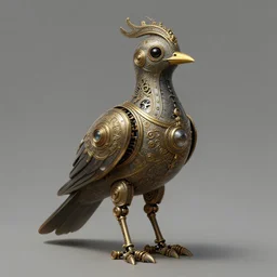 portrait shot of a steampunk robot bird, intricate, elegant, highly detailed, centered, digital painting, artstation, concept art, smooth, sharp focus, illustration, artgerm, tomasz alen kopera, peter mohrbacher, donato giancola, joseph christian leyendecker, wlop, boris vallejo