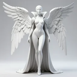 a beautiful queen of death fullbody view, hourglass figure, full hips, large wings, highly detailed, yoshitaka amano, trending on artstation, soft light, sharp focus, illustration, character design, concept art