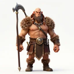 splashart of a mad barbarian