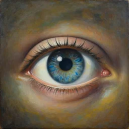 surreal surrealism surrealist painting of the eye of god, detailed