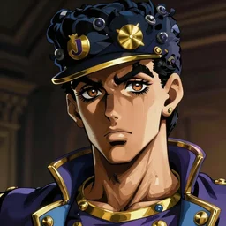 Putin looks like a character from JoJo's bizarre adventure