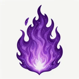purple fire magic, amethyst, magical, painted purple, rpg, icon, by nekro, peter mohrbacher, alphonse mucha, brian froud, yoshitaka amano, kim keever, victo ngai, james jean