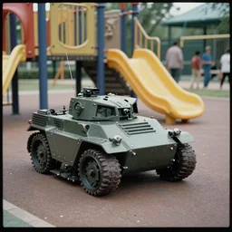 home video footage, a small armored core playing in the playground, 1 9 9 0