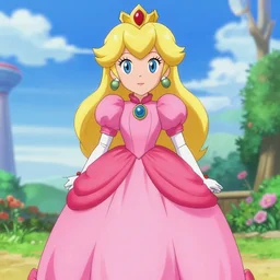 anime key-visual of The Legend of Princess Peach, opening scene, hd