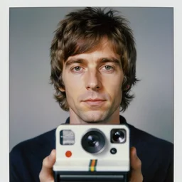 Mugshot Portrait of Noel Gallagher, taken in the 1970s, photo taken on a 1970s polaroid camera, grainy, real life, hyperrealistic, ultra realistic, realistic, highly detailed, epic, HD quality, 8k resolution, body and headshot, film still, front facing, front view, headshot and bodyshot, detailed face, very detailed face