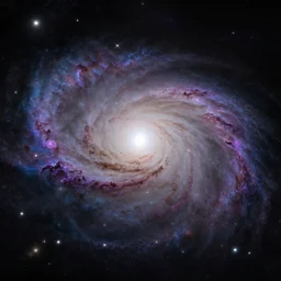 harmony of the universe, high details, galaxy, digital art
