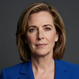a head and shoulders editorial portrait of a democrat us political candiate with a calm expression, progressive, liberal, left wing, social democract, blue clothes, facing front, by annie liebovitz, photojournalism, photorealistic, anatomically correct, beautiful perfect face, sharp focus, highly detailed, cinematic lighting, 8 k, hd