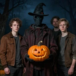 portrait of headless horseman holding a pumpkin, halloween night, charlie bowater, artgerm, ilya kuvshinov, krenz cushart, ruan jia, realism, ultra detailed, 8 k resolution