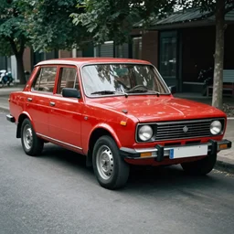 red Lada (vaz-2108), Cinematic, 35mm