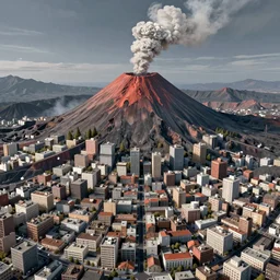 a city built into an active volcano, highly detailed, matte painting, concept art, trending on artstation, artstationHD, artstationHQ, 4k, 8k