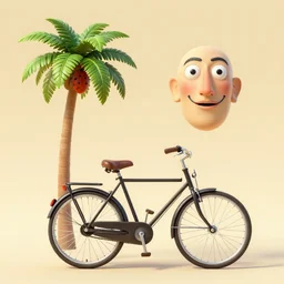 🌴🚲 🦧🐞, lowbrow, 3 - d highly detailed, in the style of, salvador dali,