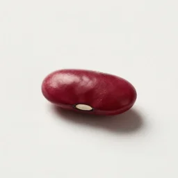 Scene with a single red bean