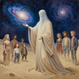 high intricate painting of the sandman holding a glimmering galaxy, full shot, neil gaiman, maria panfilova, andrea savchenko, mike kime, ludovic plouffe, qi sheng luo, oliver cook, julian calle, eddie mendoza, trending on artstation