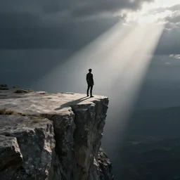 standing on the edge of infinity
