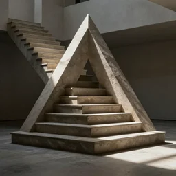 stairs on a penrose triangle