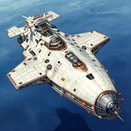 highly detailed spaceship by tetsuro kimura